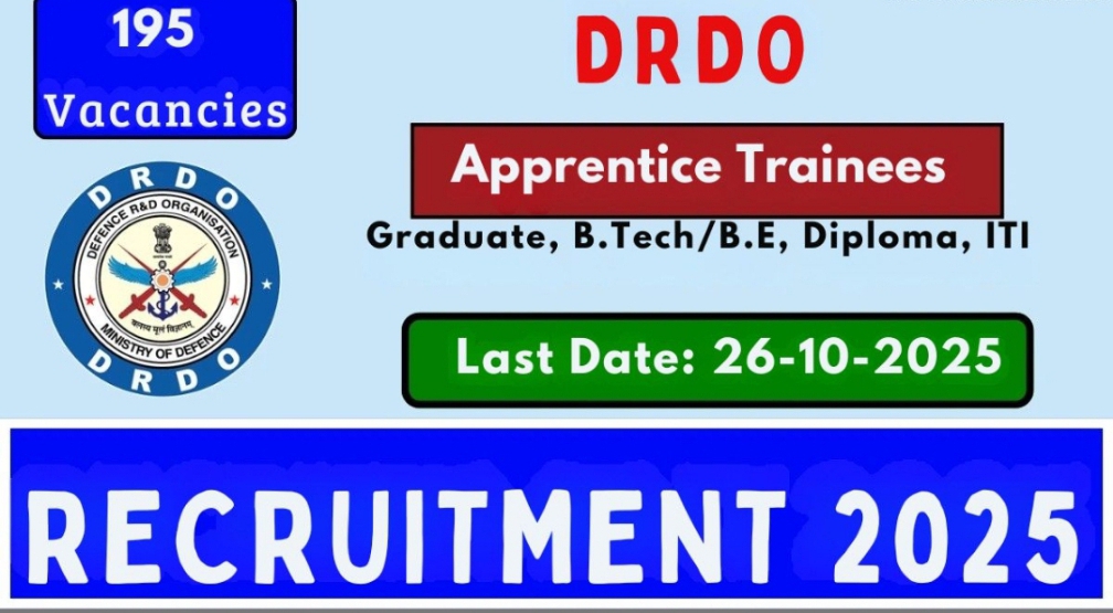 DRDO Apprentice Recruitment 2025