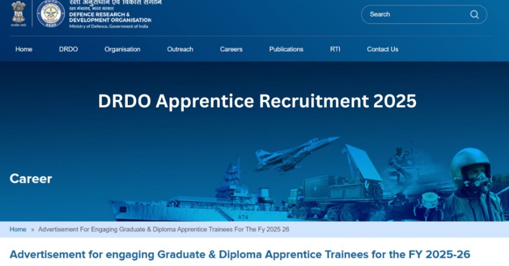 DRDO Apprentice Recruitment 2025