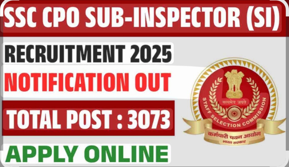 SSC CPO Recruitment 2025