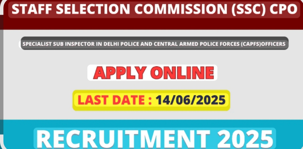 SSC CPO Recruitment 2025