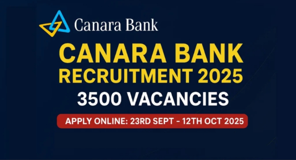 Canara Bank Apprentice Recruitment 2025